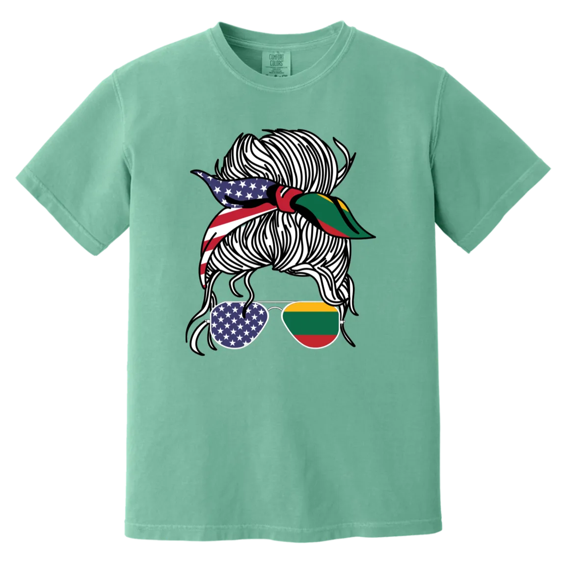 Laisve Freedom Woman - Men/Women Unisex Soft-Washed Comfort Cotton Short Sleeve T-Shirt