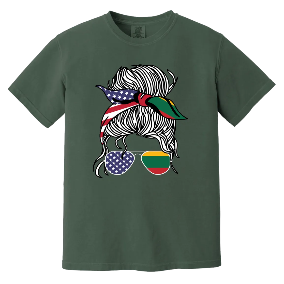 Laisve Freedom Woman - Men/Women Unisex Soft-Washed Comfort Cotton Short Sleeve T-Shirt