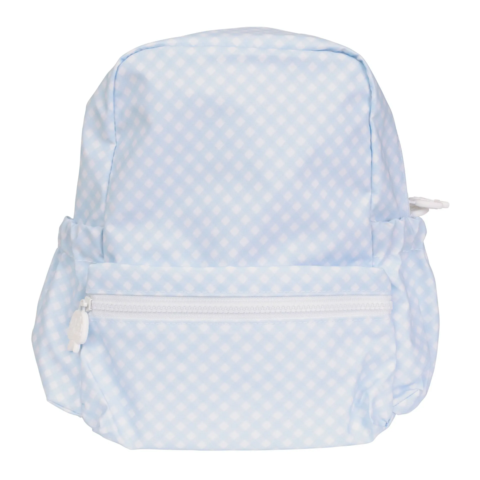 Large Backpack | Blue Gingham