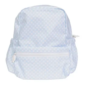 Large Backpack | Blue Gingham