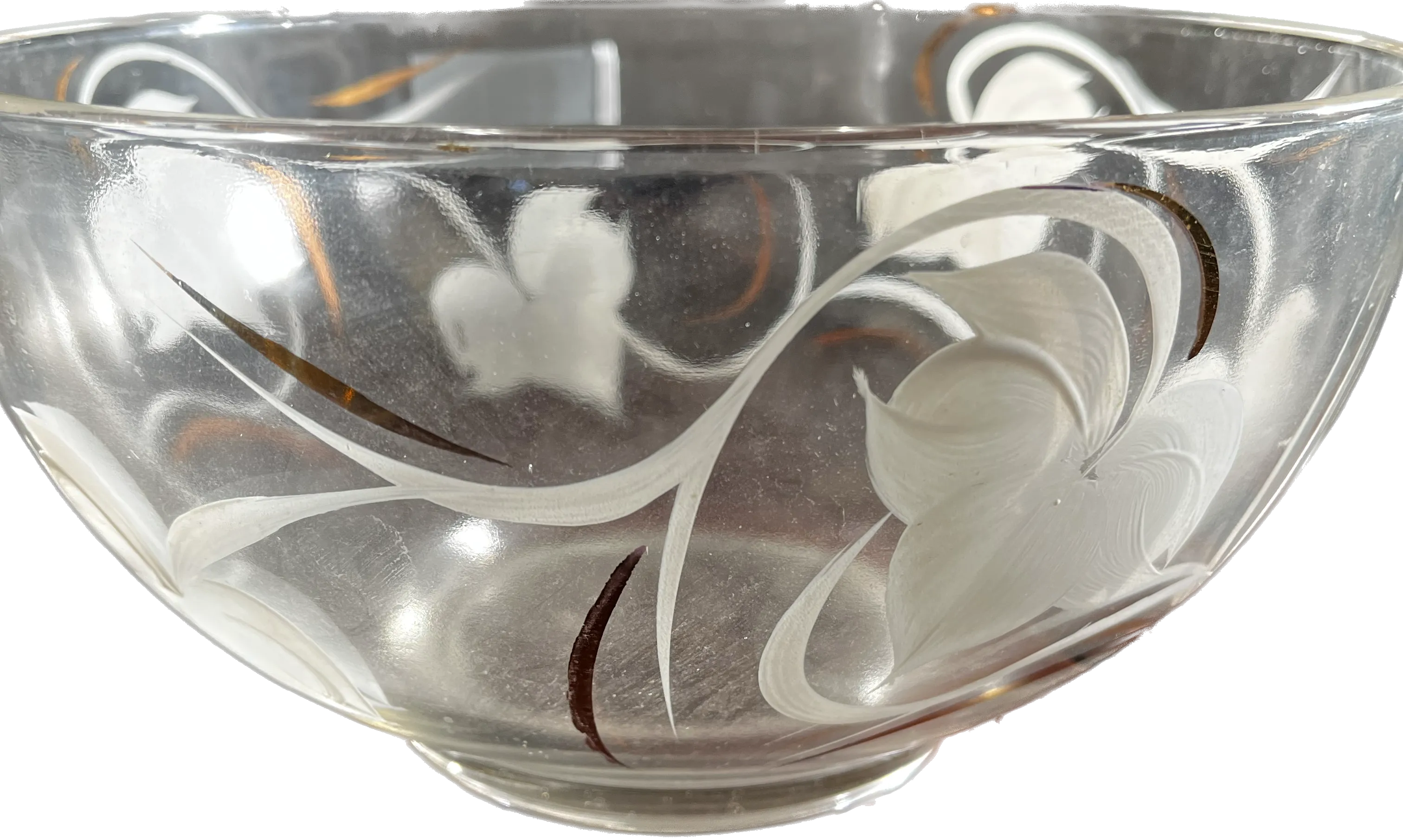 Large painted bowl