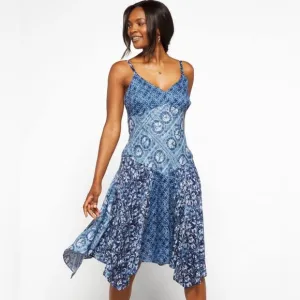 Lauren Ralph Lauren 14 Patchwork-Print Linen Dress