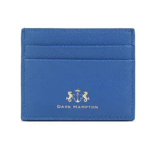 Leather Card Wallet - Cobolt