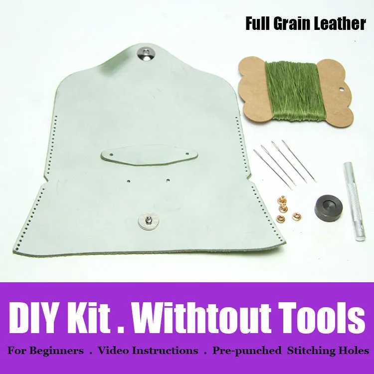 Leather Glasses Case Kits DIY Leather Eyeglass Cases Kit DIY Waxed Leather Project DIY Leather Kit