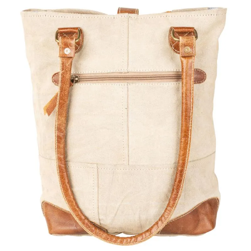 Leave Nothing But Foot Prints Shoulder Tote