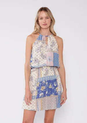 Leigh Patchwork Mini Dress
