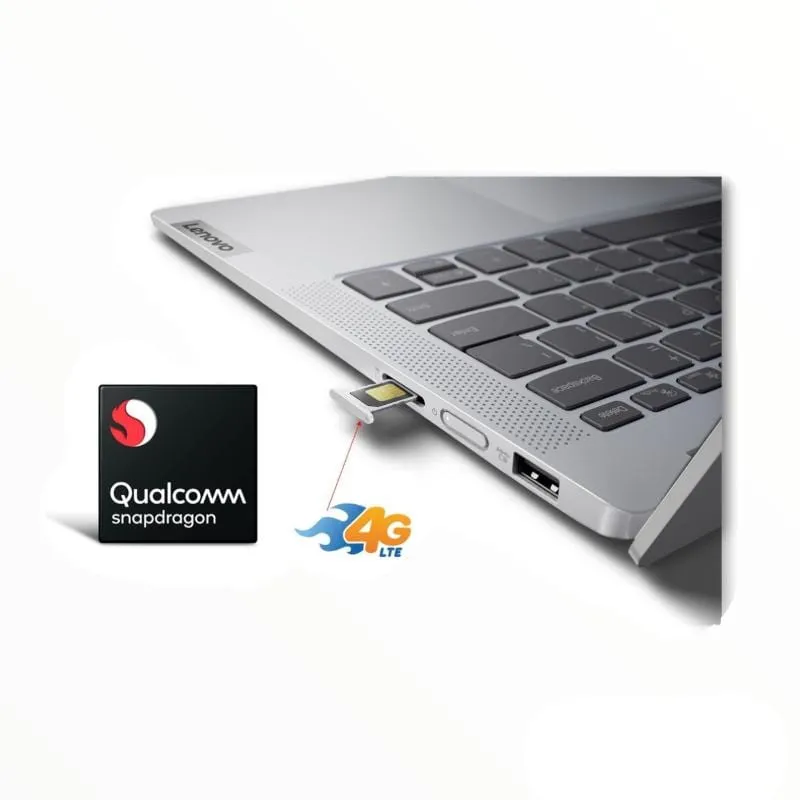 Lenovo Idea Pad 4G Qualcomm Snapdragon 8c 8GBRAM/ 256GBSSD Bundle