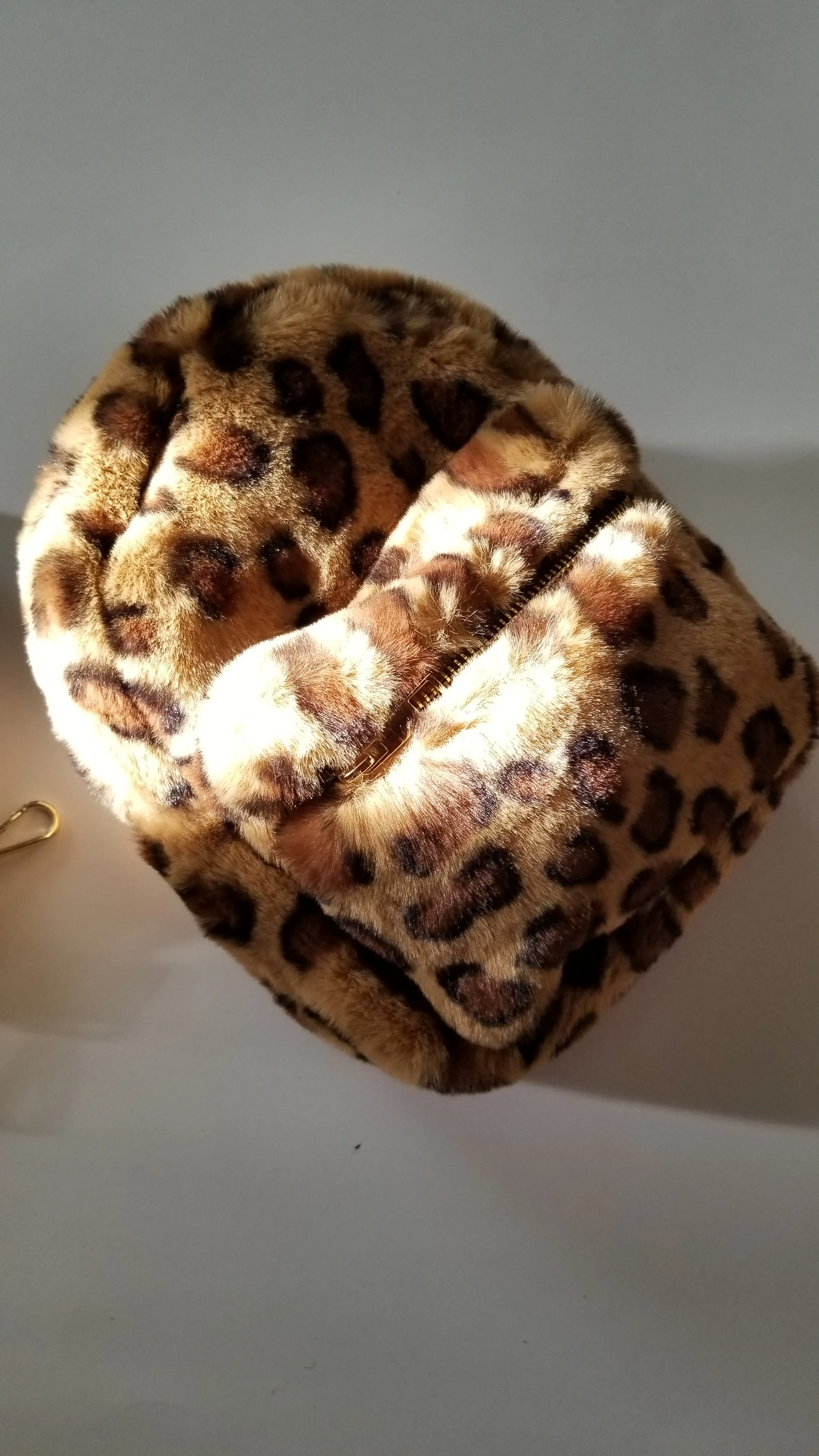 Leopard Print Mini Backpack