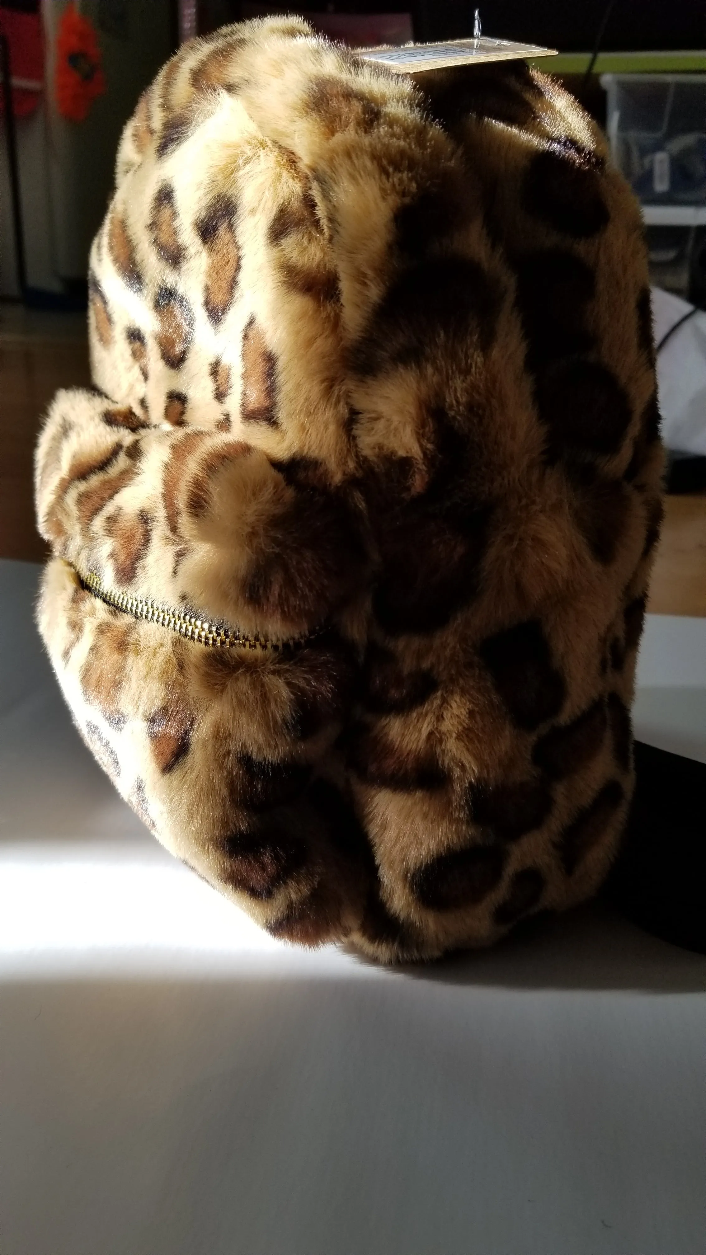 Leopard Print Mini Backpack