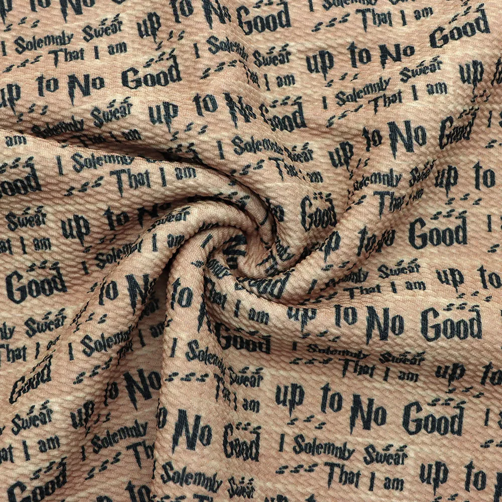 letters alphabet footprint paw printed fabric