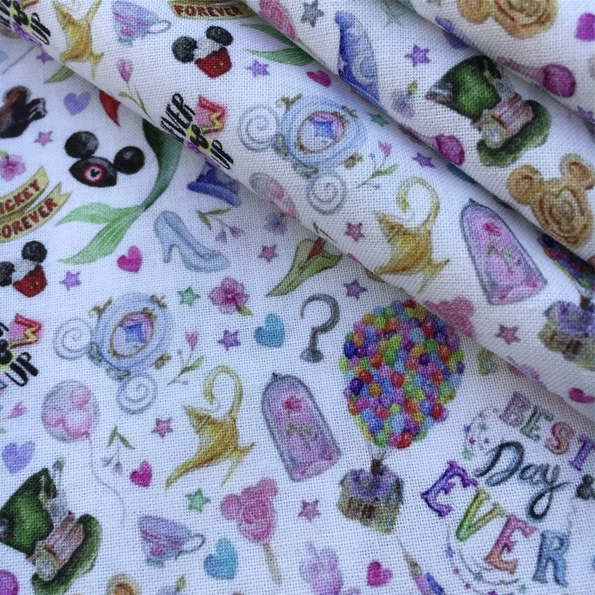 letters alphabet printed fabric