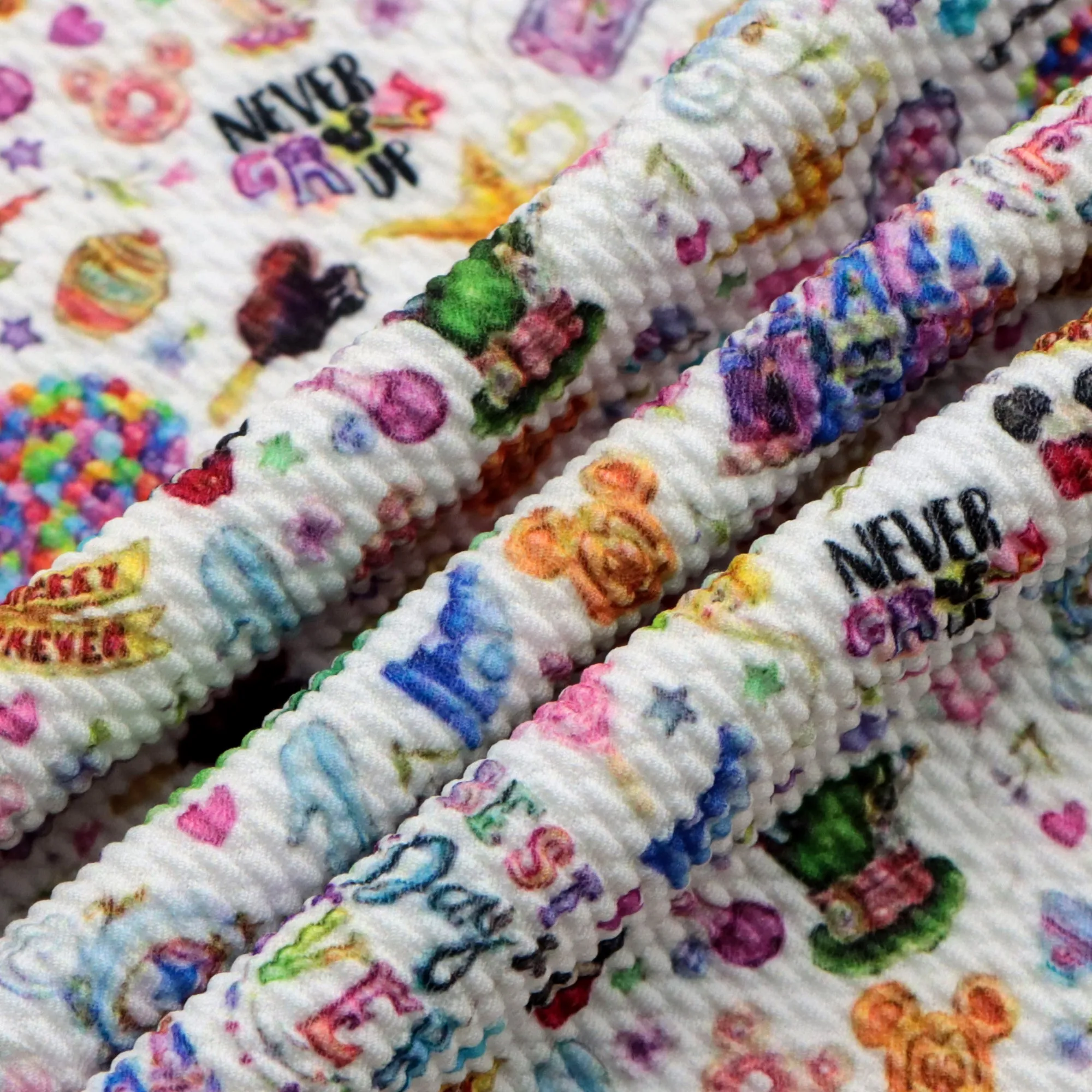 letters alphabet printed fabric