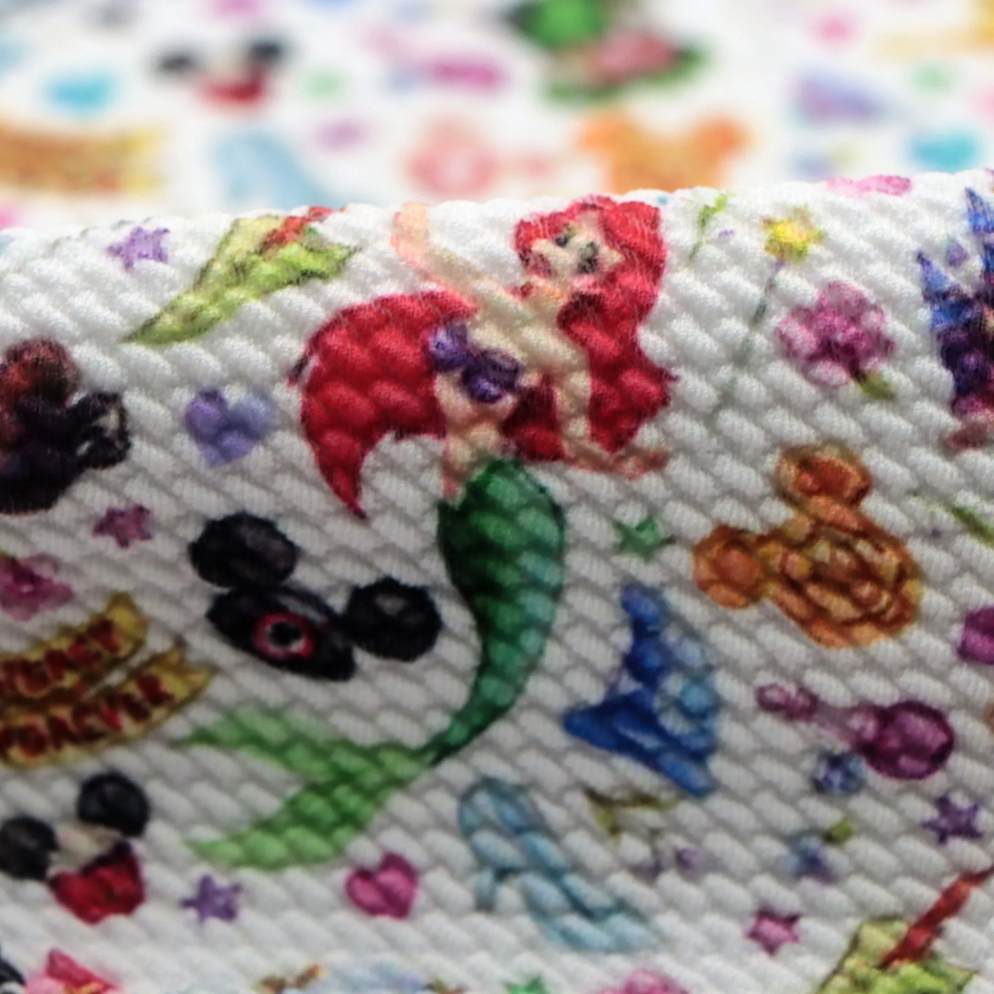 letters alphabet printed fabric
