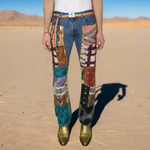 LEVI'S UPCYCLED JEANS • PATCHWORK