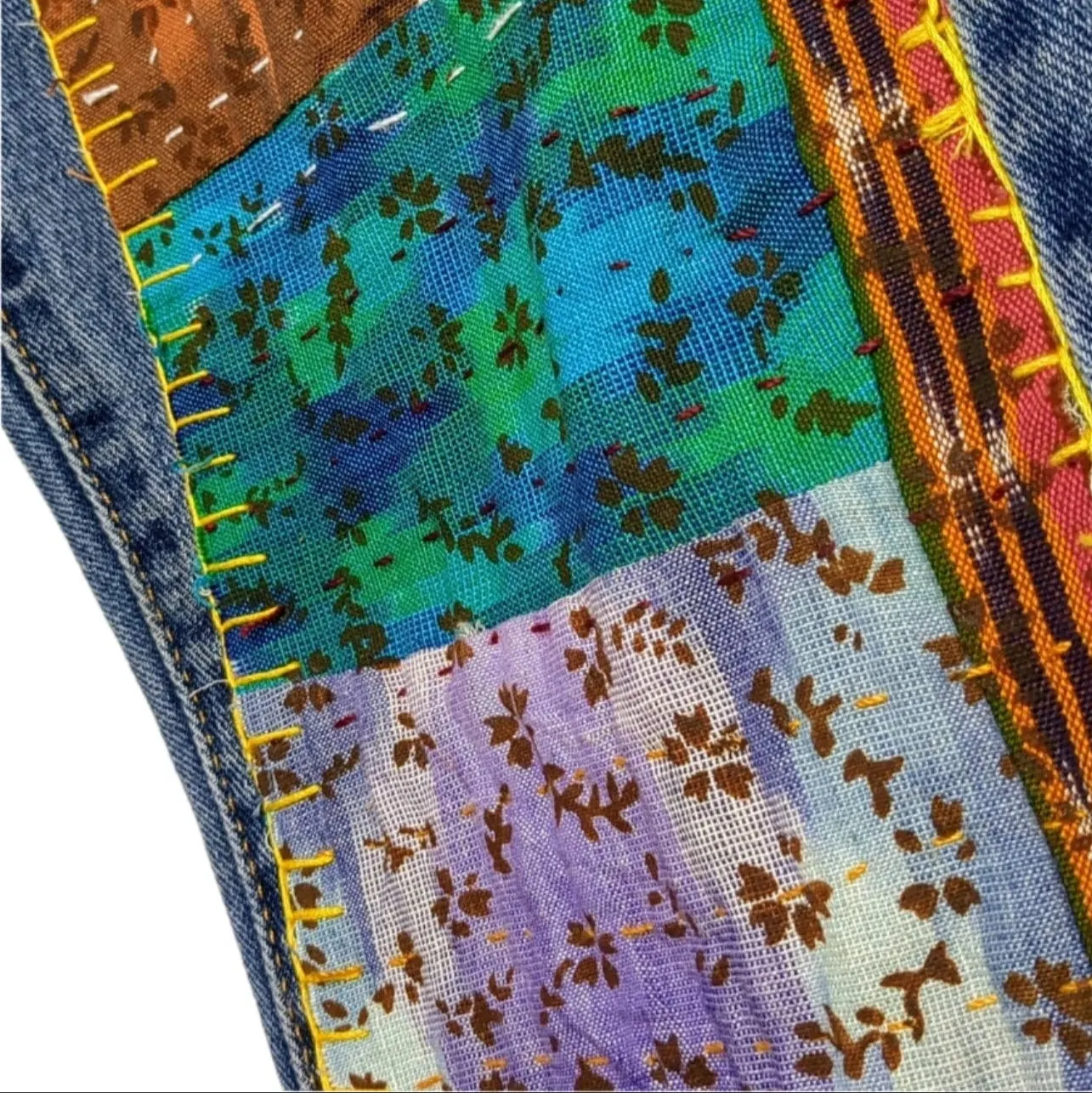 LEVI'S UPCYCLED JEANS • PATCHWORK