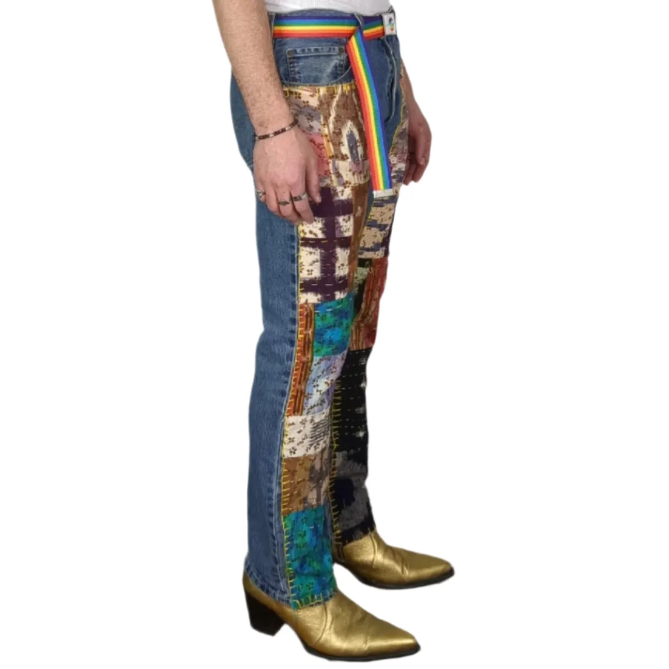 LEVI'S UPCYCLED JEANS • PATCHWORK