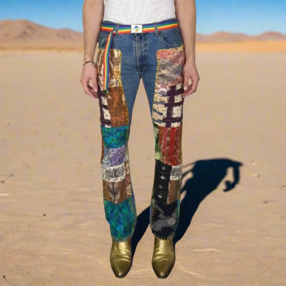 LEVI'S UPCYCLED JEANS • PATCHWORK