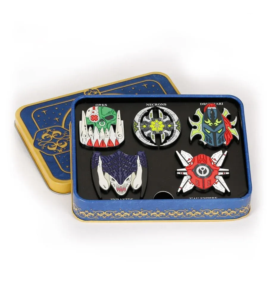 Liber Xenologis Pin Badge Set: Janus Draik Collection