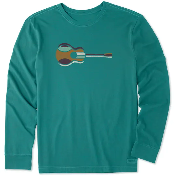 Life is Good Men's Crusher Tee Music Colour Sounds Like Guitar