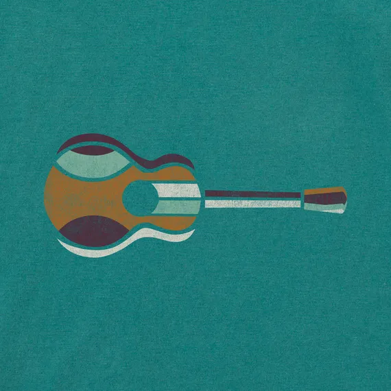 Life is Good Men's Crusher Tee Music Colour Sounds Like Guitar
