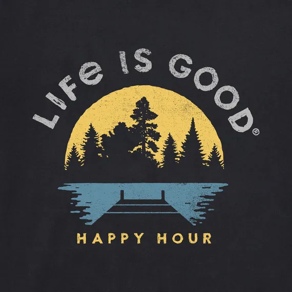 Life is Good Men's Dockside Happy Hour Crusher Tee