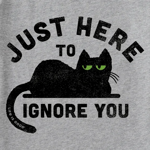 Life is Good Men's Here to Ignore You Crusher Lite Tee
