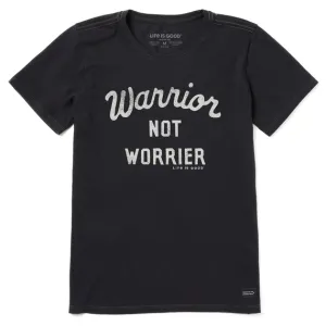 Life is Good Women's Warrior Not Worrier Crusher Tee