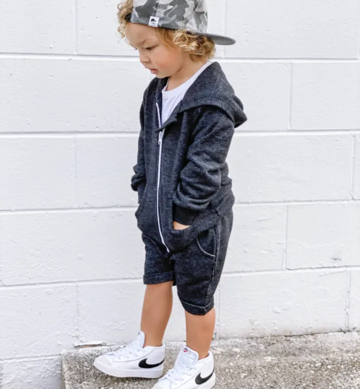 Little Bipsy Washed Harem Shorts - Black