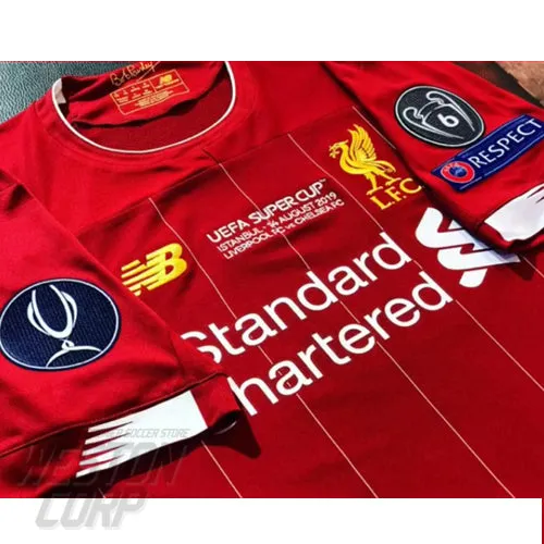 Liverpool FC Adult 2019-20 Super Cup SS Home Shirt