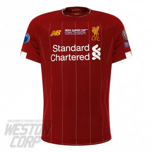 Liverpool FC Adult 2019-20 Super Cup SS Home Shirt