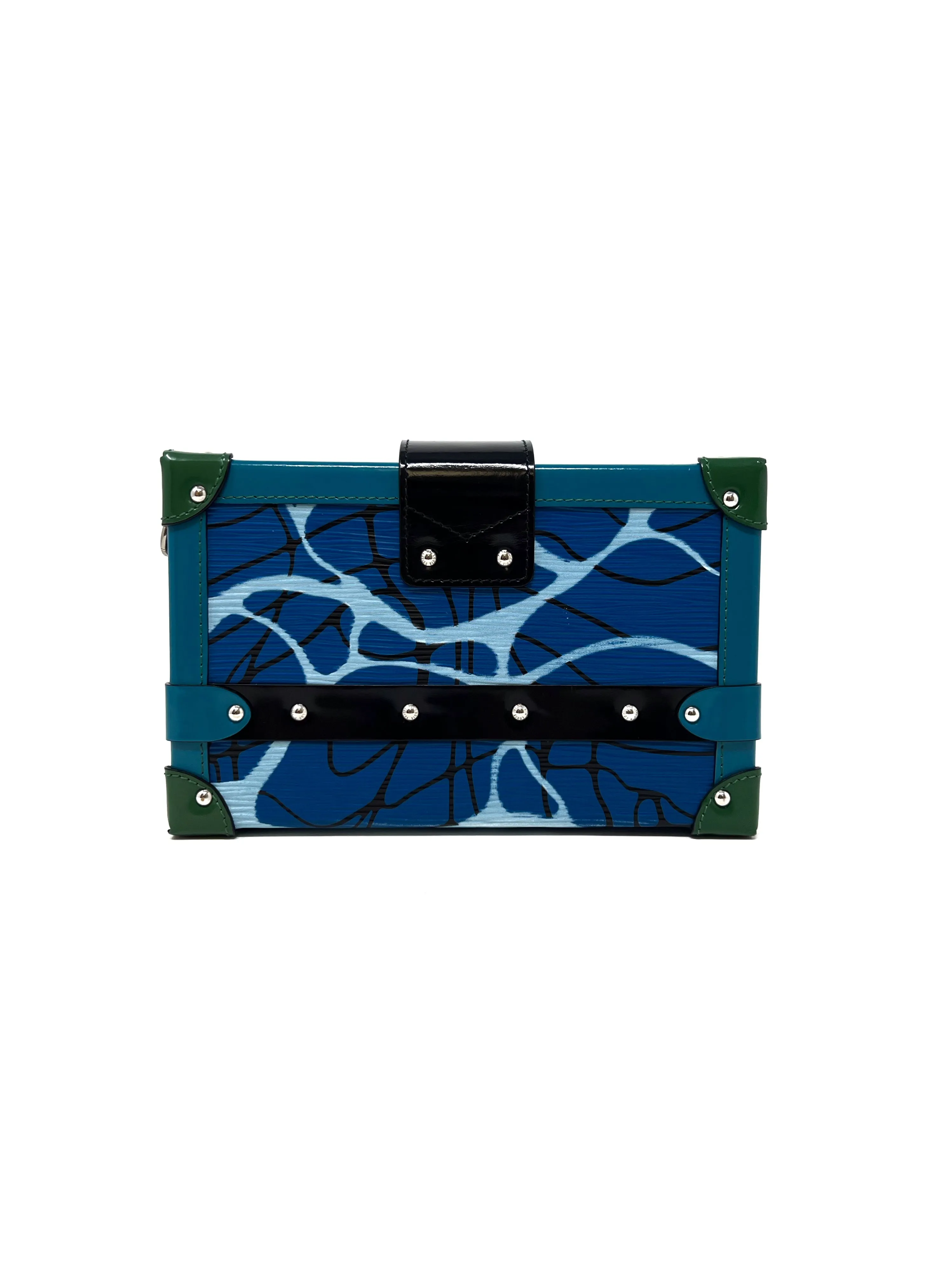 Louis Vuitton '15 'Petit Malle' Epi Printed Leather Trunk Bag W/Strap