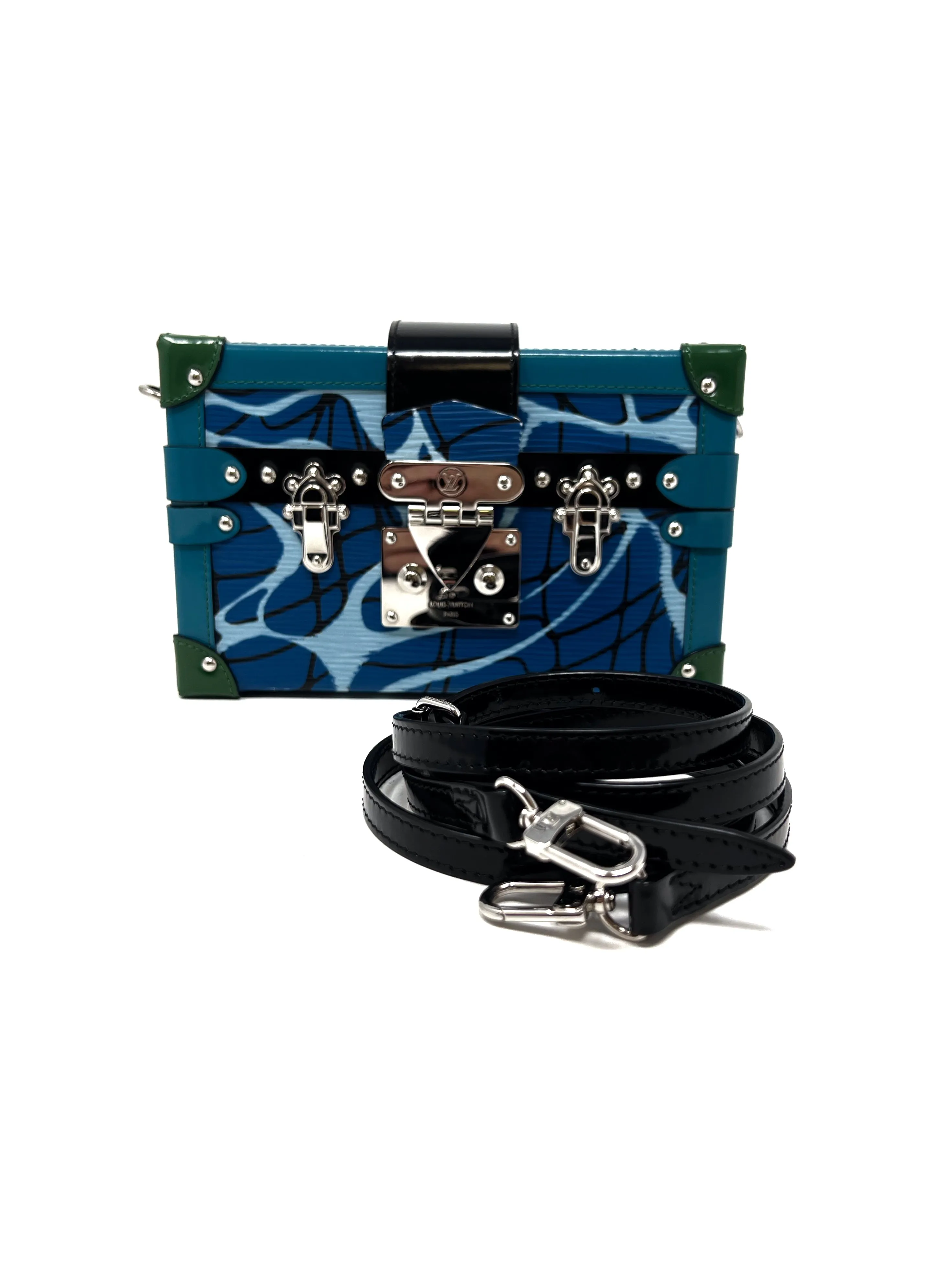 Louis Vuitton '15 'Petit Malle' Epi Printed Leather Trunk Bag W/Strap