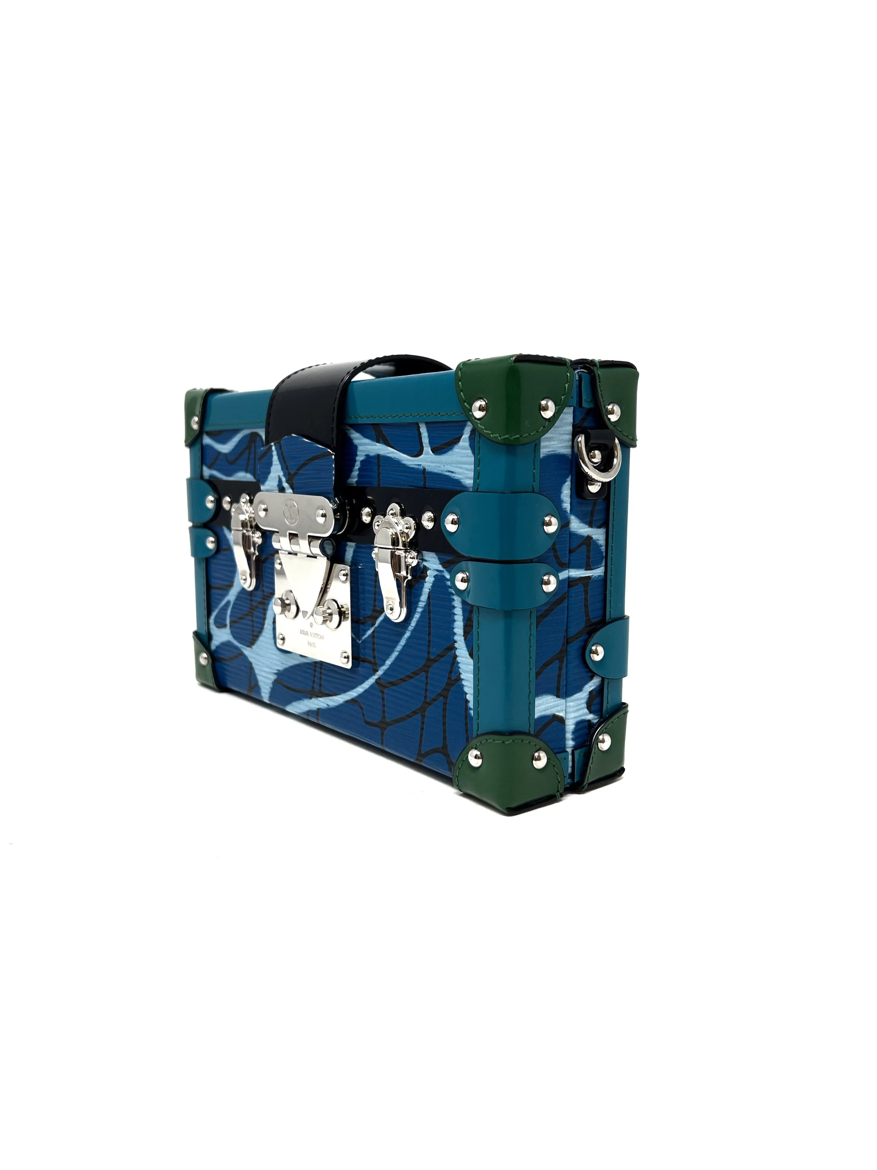 Louis Vuitton '15 'Petit Malle' Epi Printed Leather Trunk Bag W/Strap