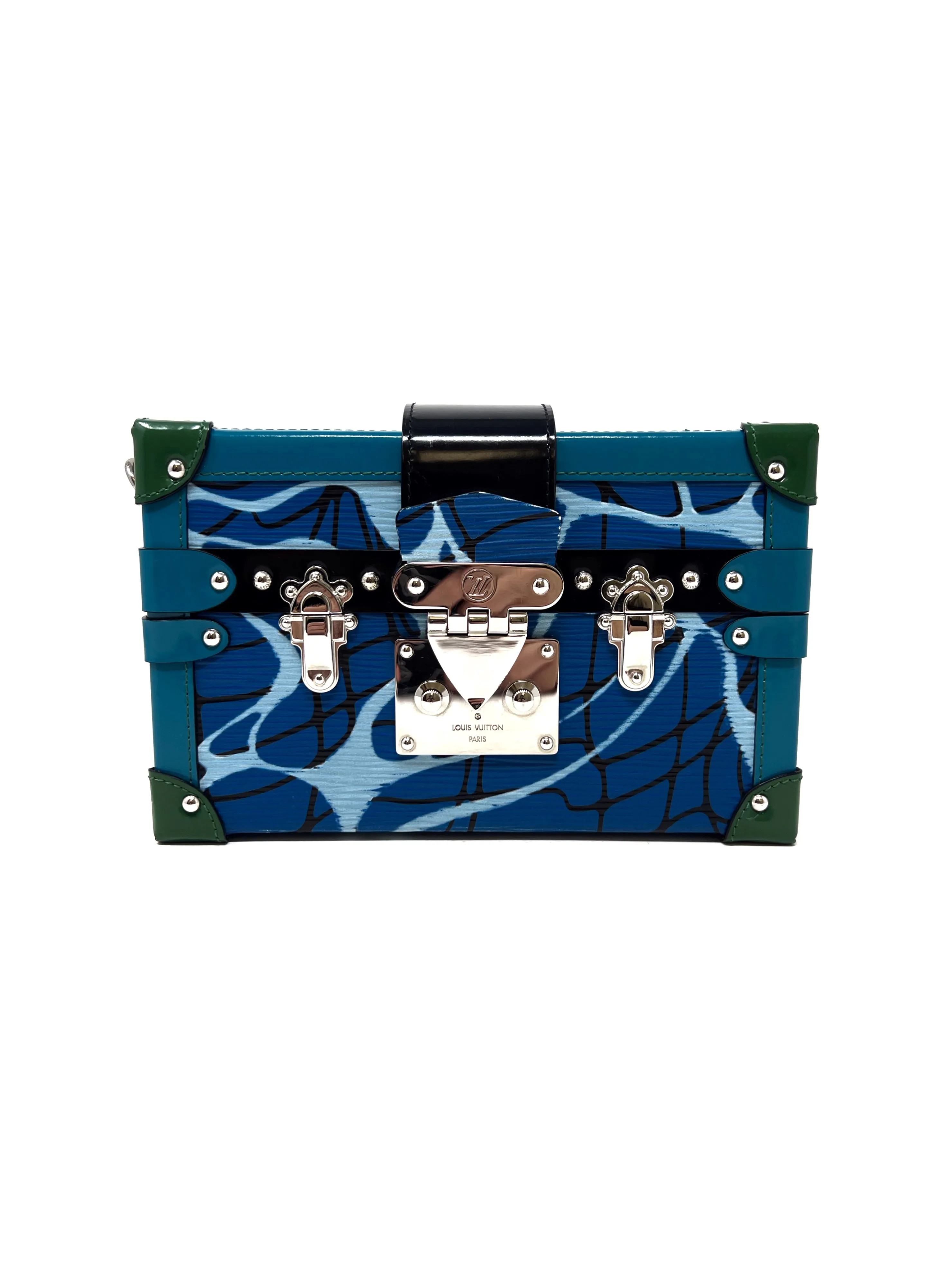 Louis Vuitton '15 'Petit Malle' Epi Printed Leather Trunk Bag W/Strap