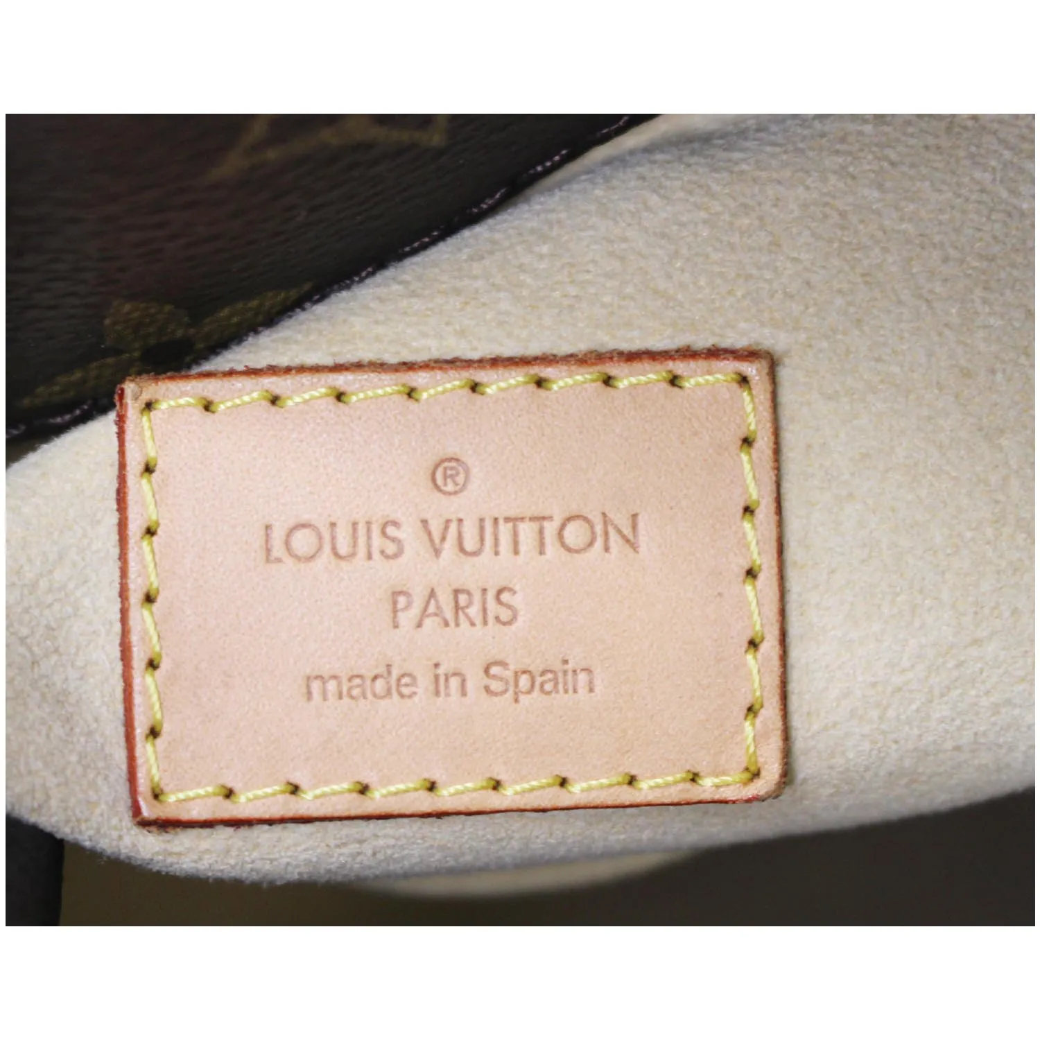 LOUIS VUITTON Artsy MM Monogram Canvas Shoulder Bag Brown