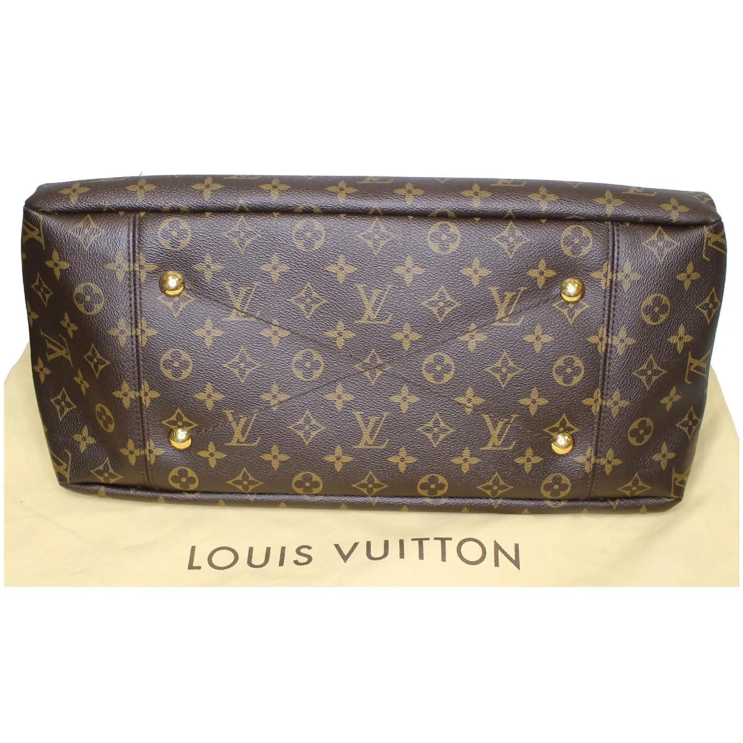 LOUIS VUITTON Artsy MM Monogram Canvas Shoulder Bag Brown