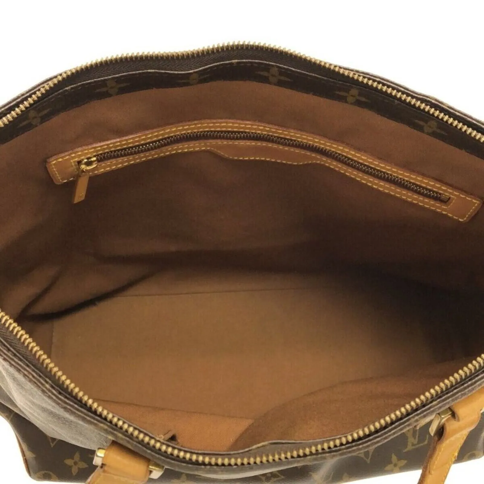 LOUIS VUITTON Cabas Mezzo Brown Monogram Tote Bag