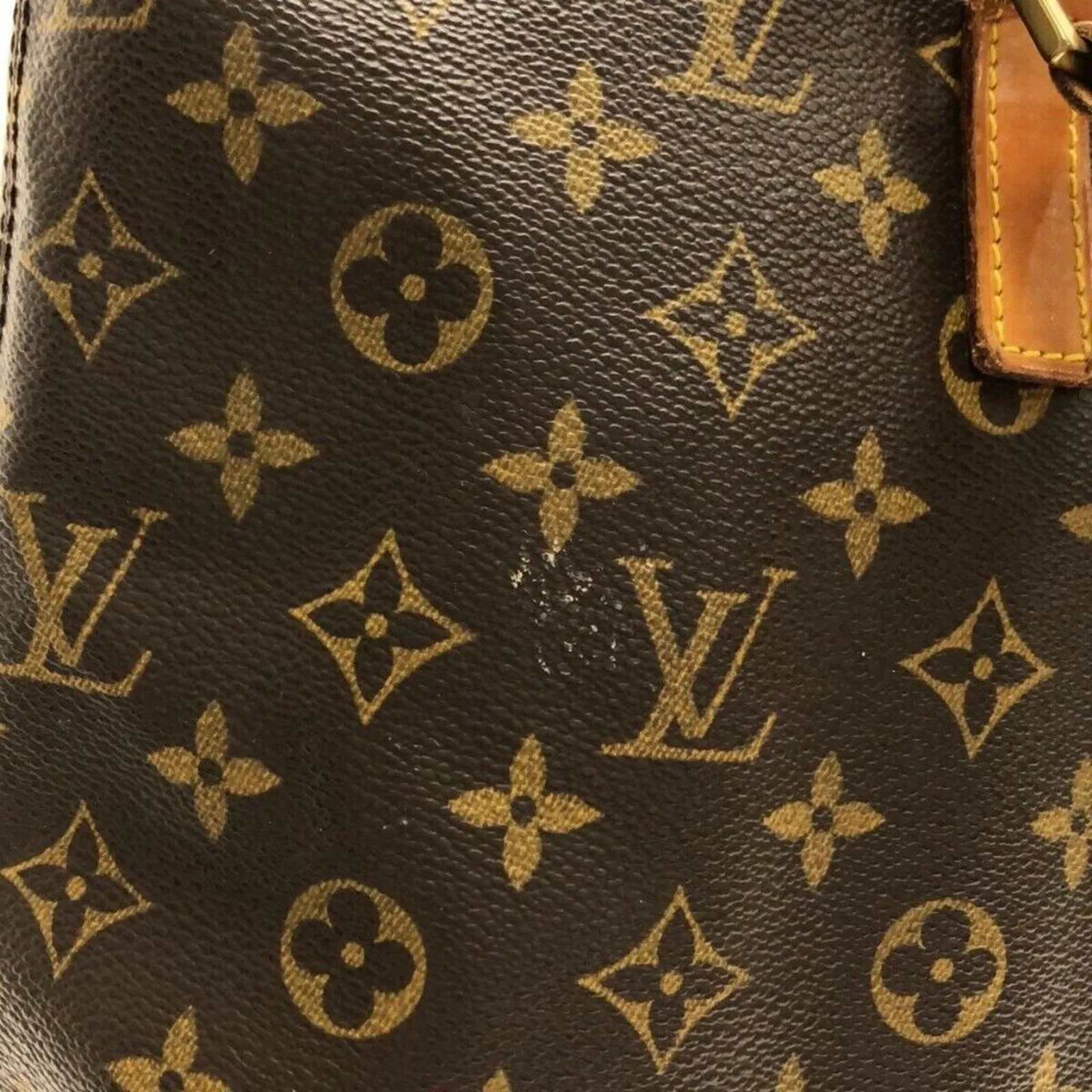 LOUIS VUITTON Cabas Mezzo Brown Monogram Tote Bag