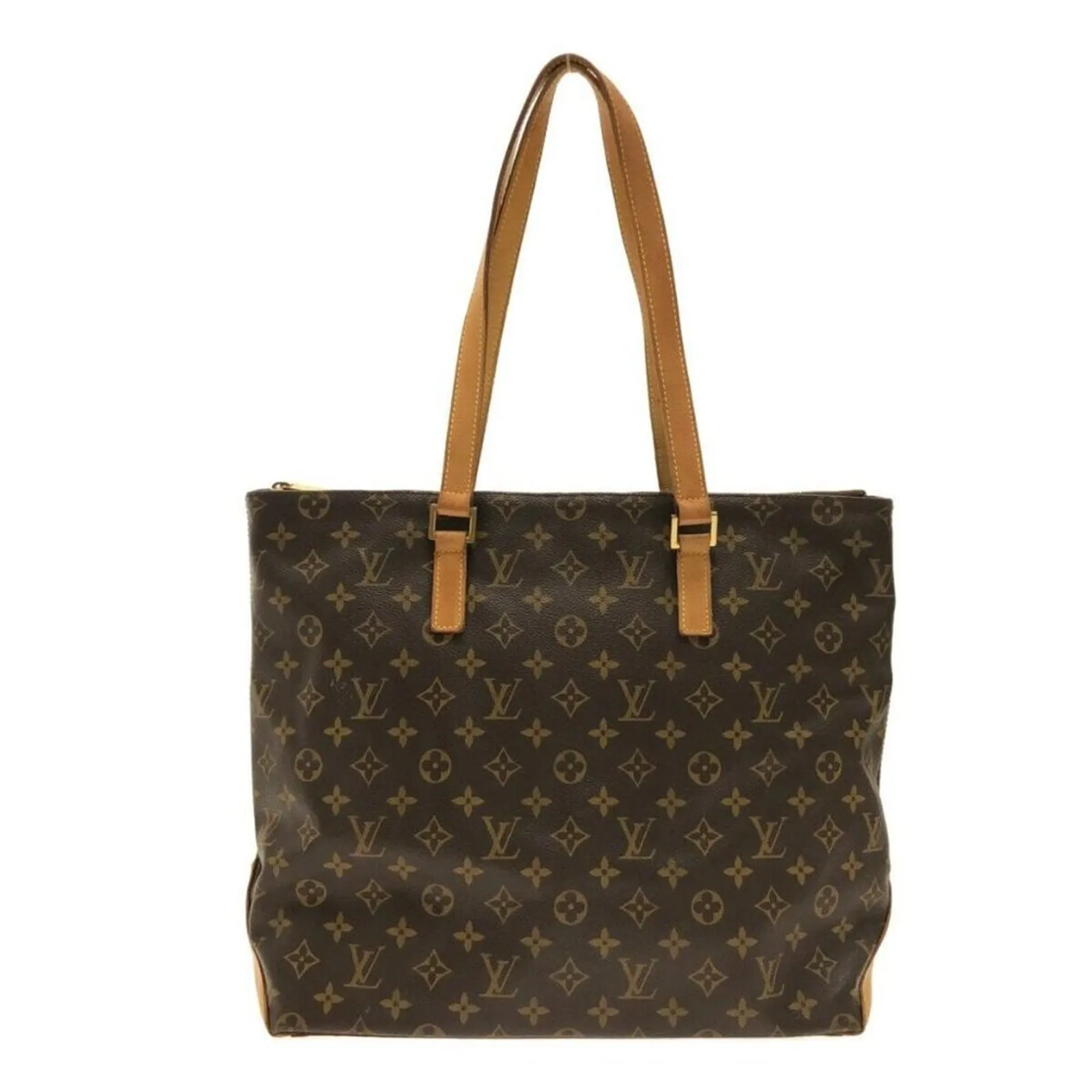 LOUIS VUITTON Cabas Mezzo Brown Monogram Tote Bag