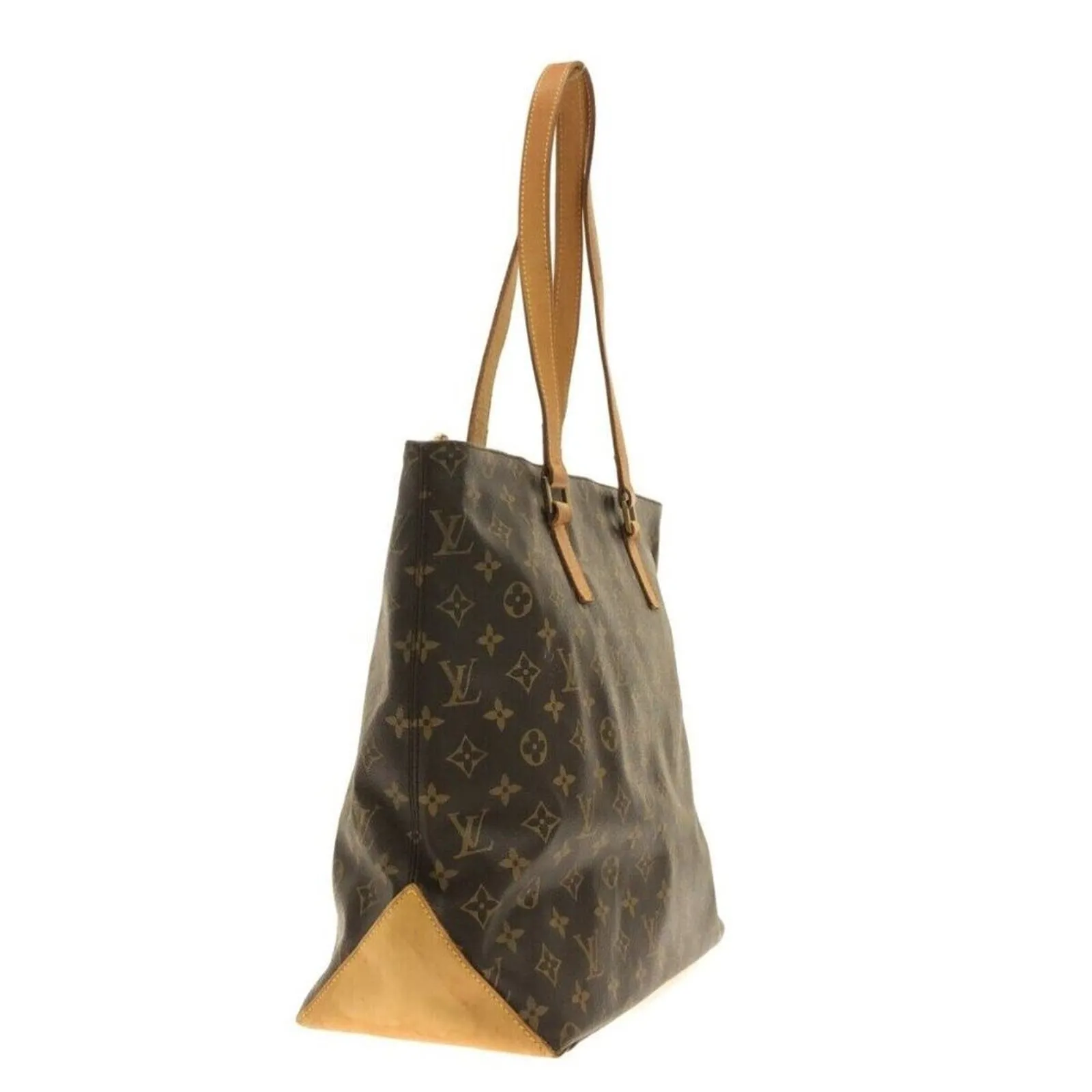 LOUIS VUITTON Cabas Mezzo Brown Monogram Tote Bag