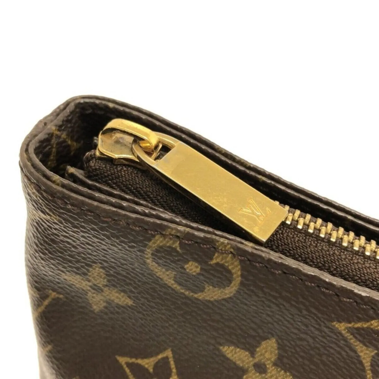 LOUIS VUITTON Cabas Mezzo Brown Monogram Tote Bag