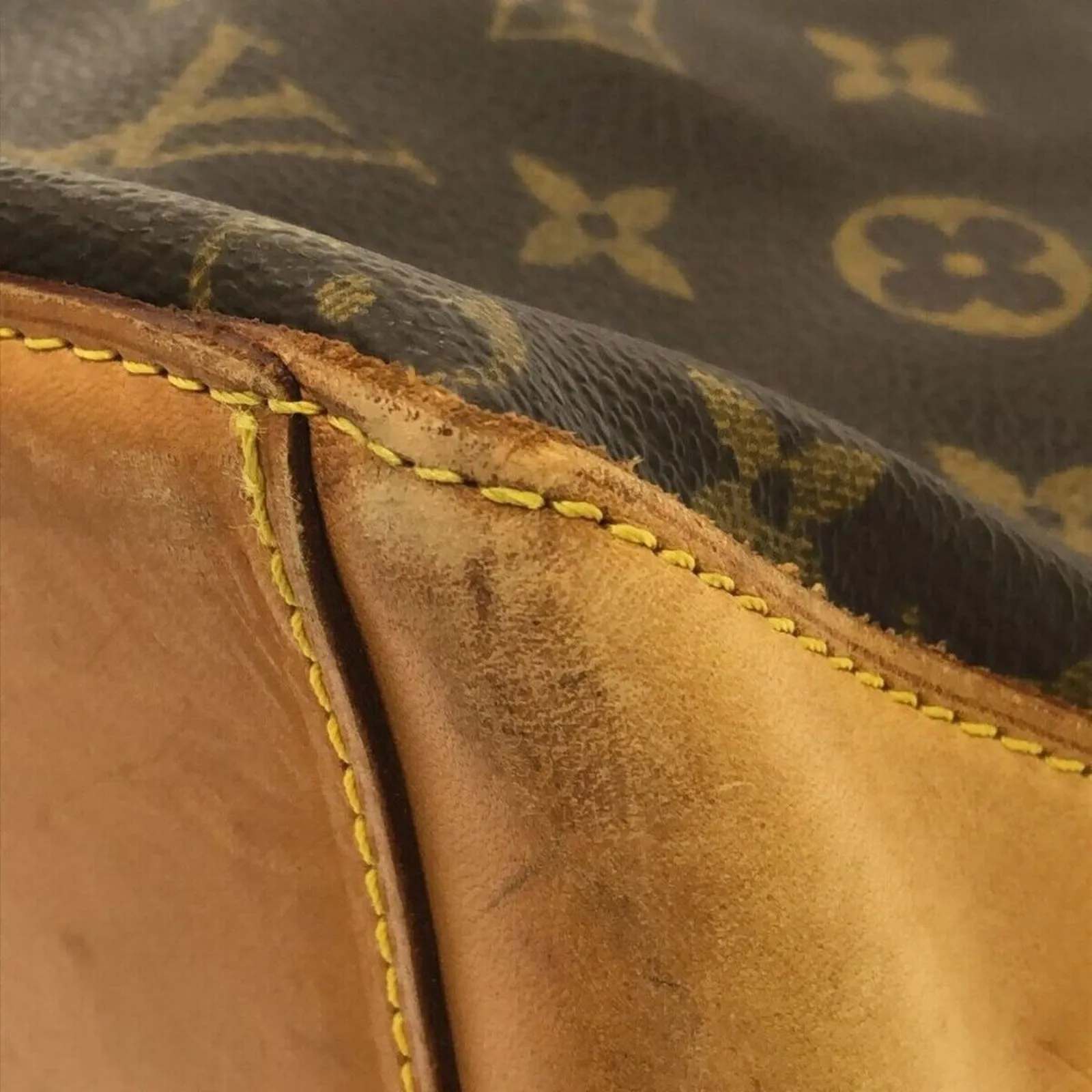 LOUIS VUITTON Cabas Mezzo Brown Monogram Tote Bag