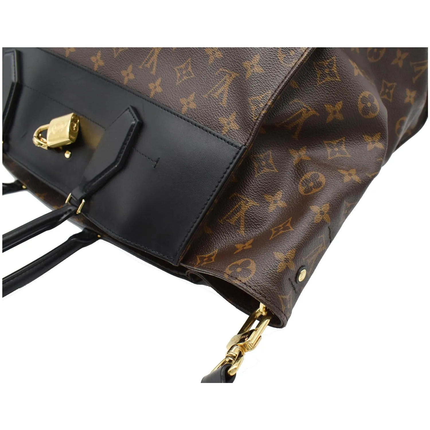LOUIS VUITTON City Steamer XXL Leather Shoulder Bag Brown
