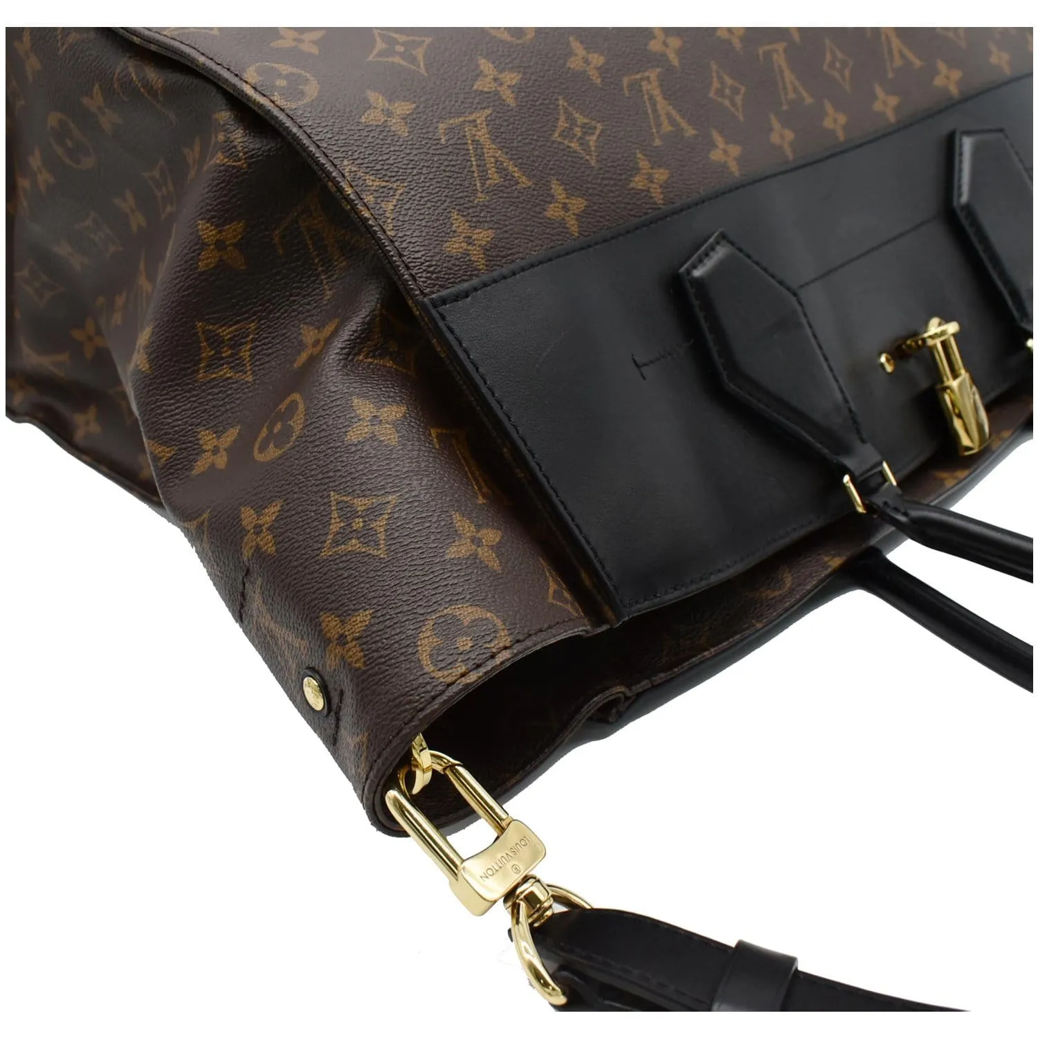 LOUIS VUITTON City Steamer XXL Leather Shoulder Bag Brown