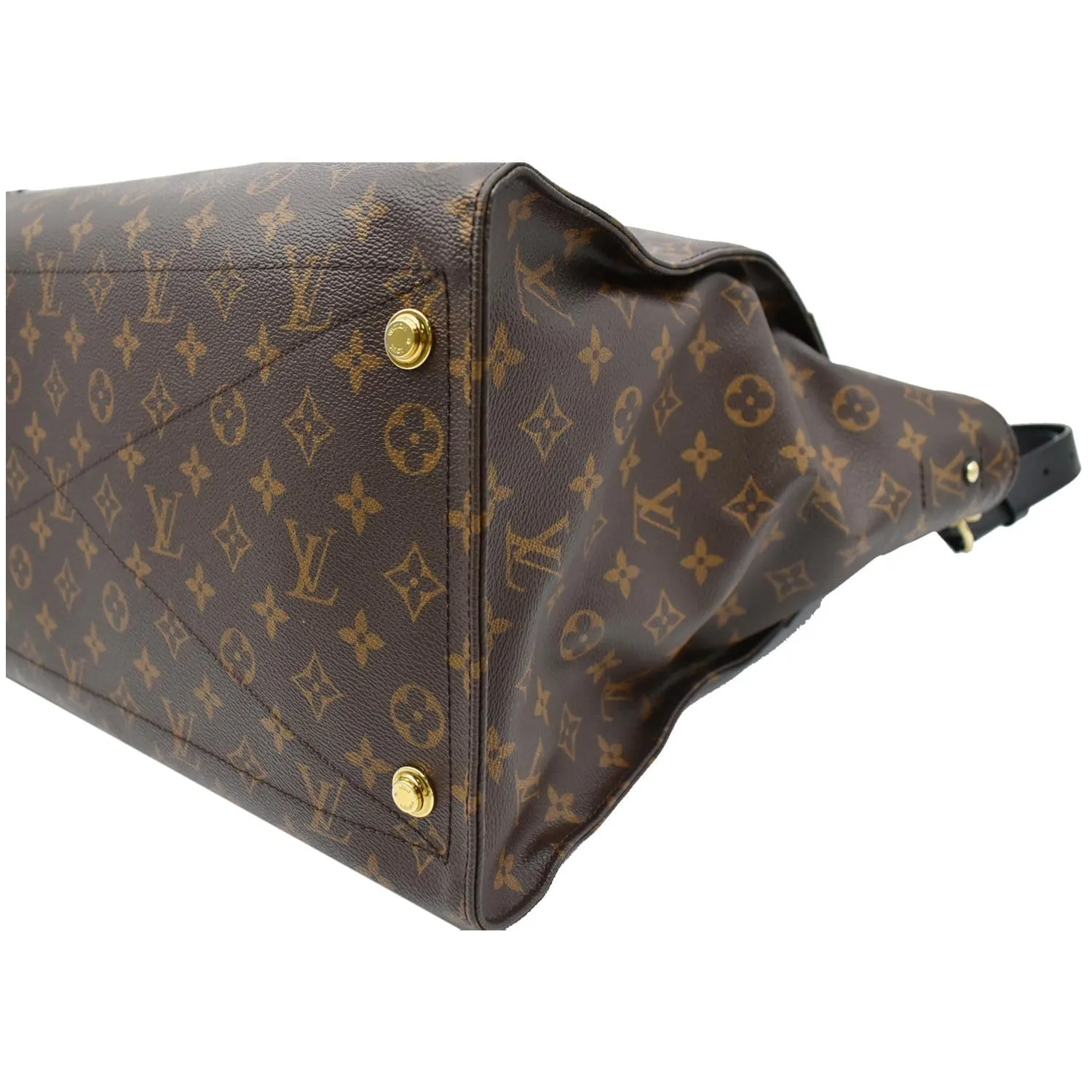 LOUIS VUITTON City Steamer XXL Leather Shoulder Bag Brown