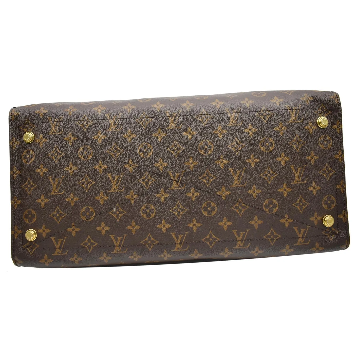 LOUIS VUITTON City Steamer XXL Leather Shoulder Bag Brown