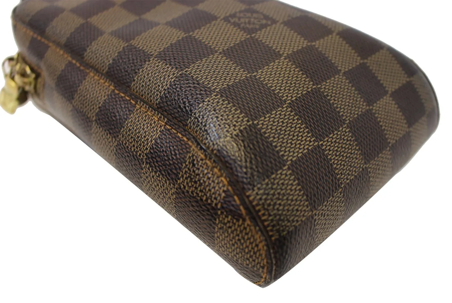 LOUIS VUITTON Damier Canvas Geronimos Brown Hip Bag