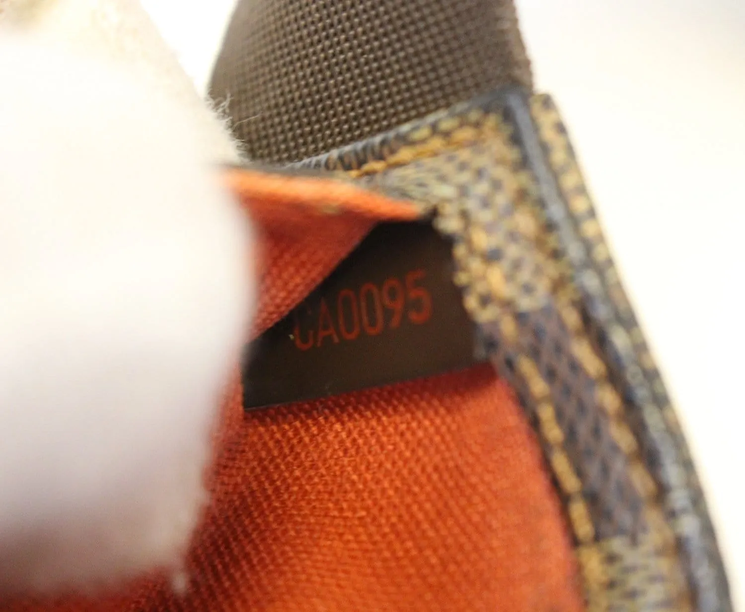 LOUIS VUITTON Damier Canvas Geronimos Brown Hip Bag