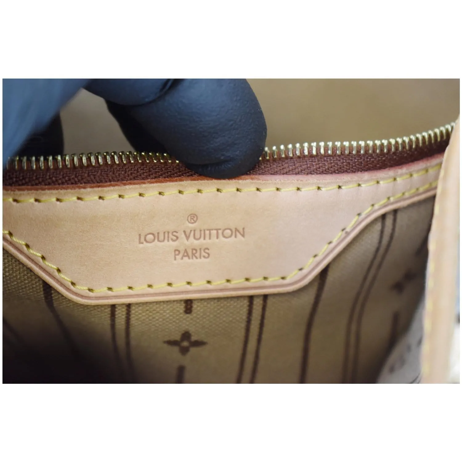 LOUIS VUITTON Delightful GM Monogram Canvas Shoulder Bag Brown