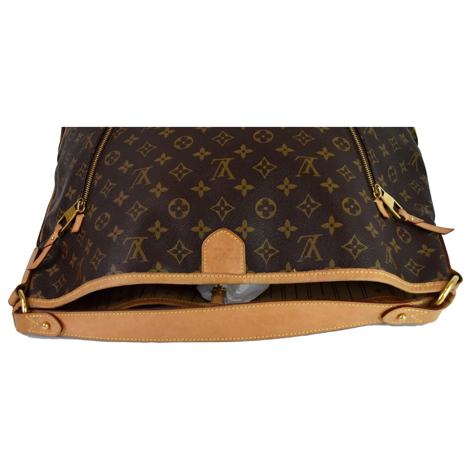 LOUIS VUITTON Delightful GM Monogram Canvas Shoulder Bag Brown